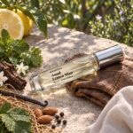 Aoud Lemon Mint dekant u sceni citrusa i bilja
