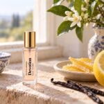 Dolce & Gabbana Devotion decant in a fragrance-inspired photographic scene