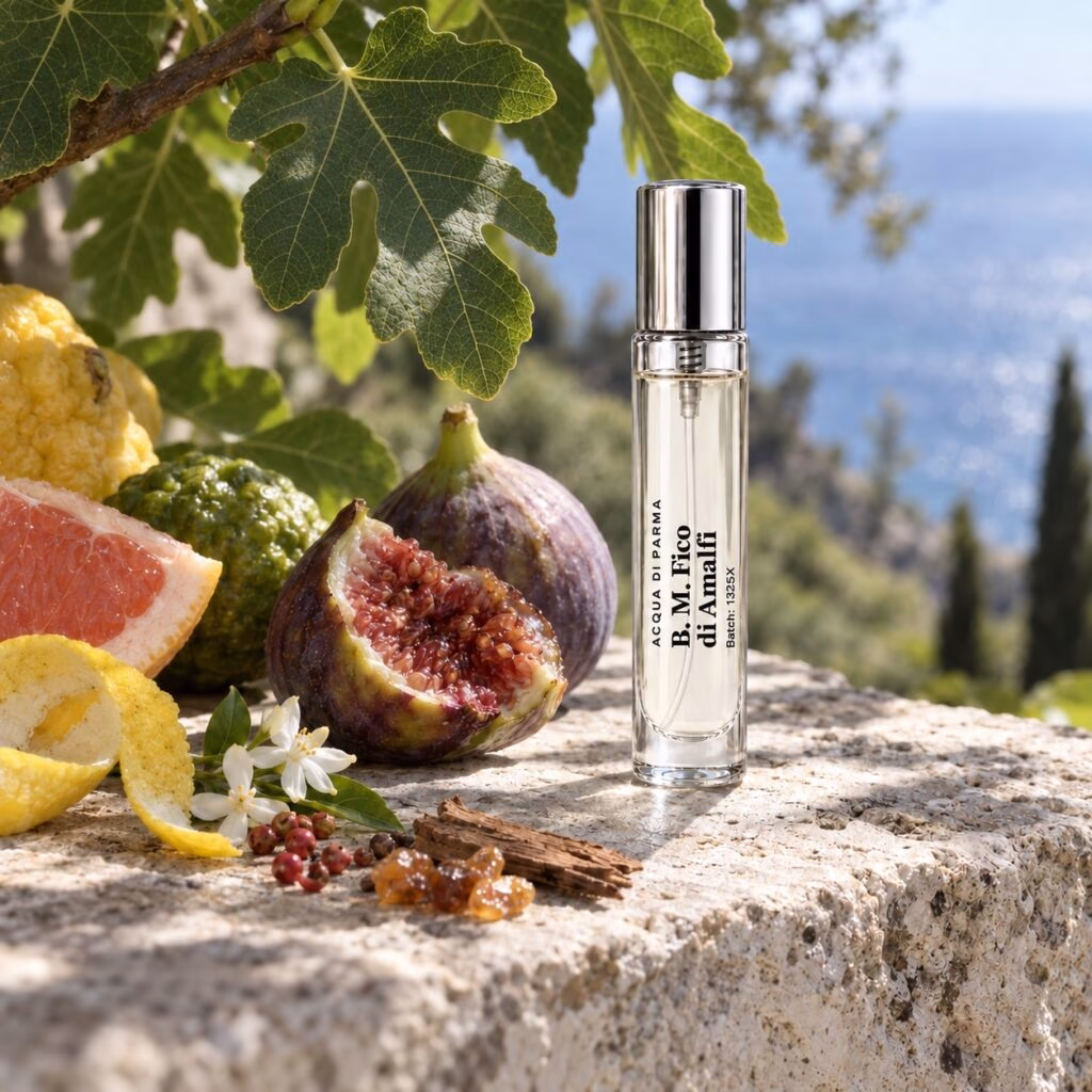 Fico di Amalfi decant with figs, citrus and jasmine overlooking the sea