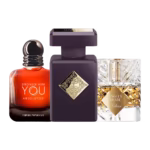 Last Call For Him: Giorgio Armani Stronger With You Absolutely, Initio Side Effect and By Kilian Angels' Share bottles