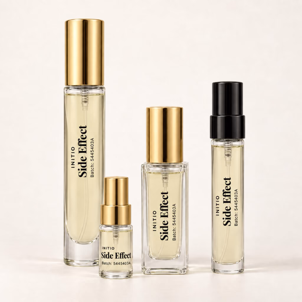 Side Effect in four regular and premium decant formats